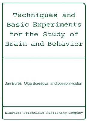 cover image of Techniques and Basic Experiments for the Study of Brain and Behavior